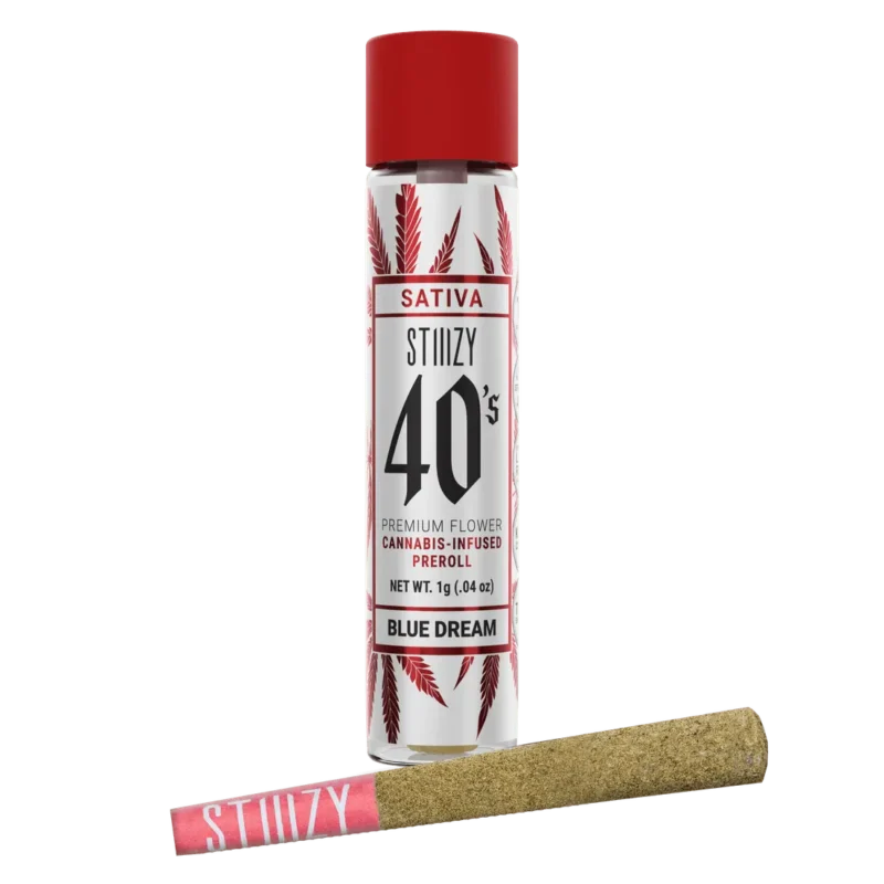 STIIIZY | Blue Dream | 40’s Infused Pre-Roll 5pk | 2.5g