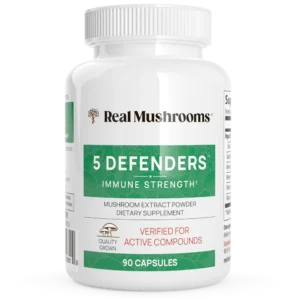 5 Defenders Organic Mushroom Blend Capsules