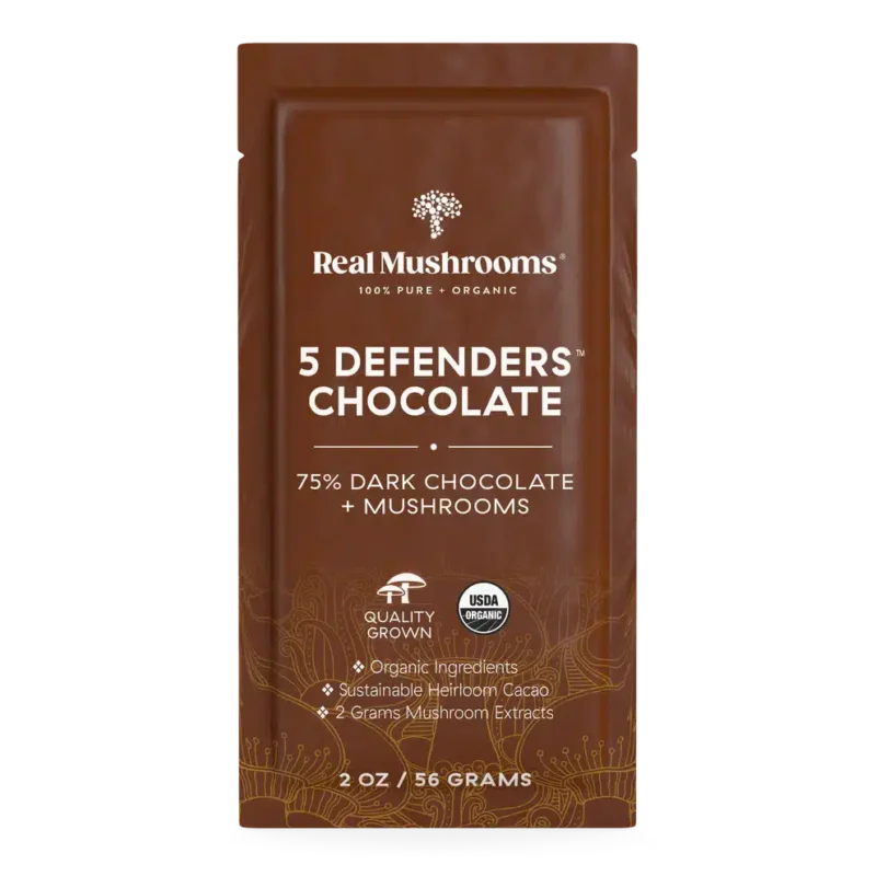 Mushroom Chocolate 5 Pack from Real Mushroom (Nootropics)