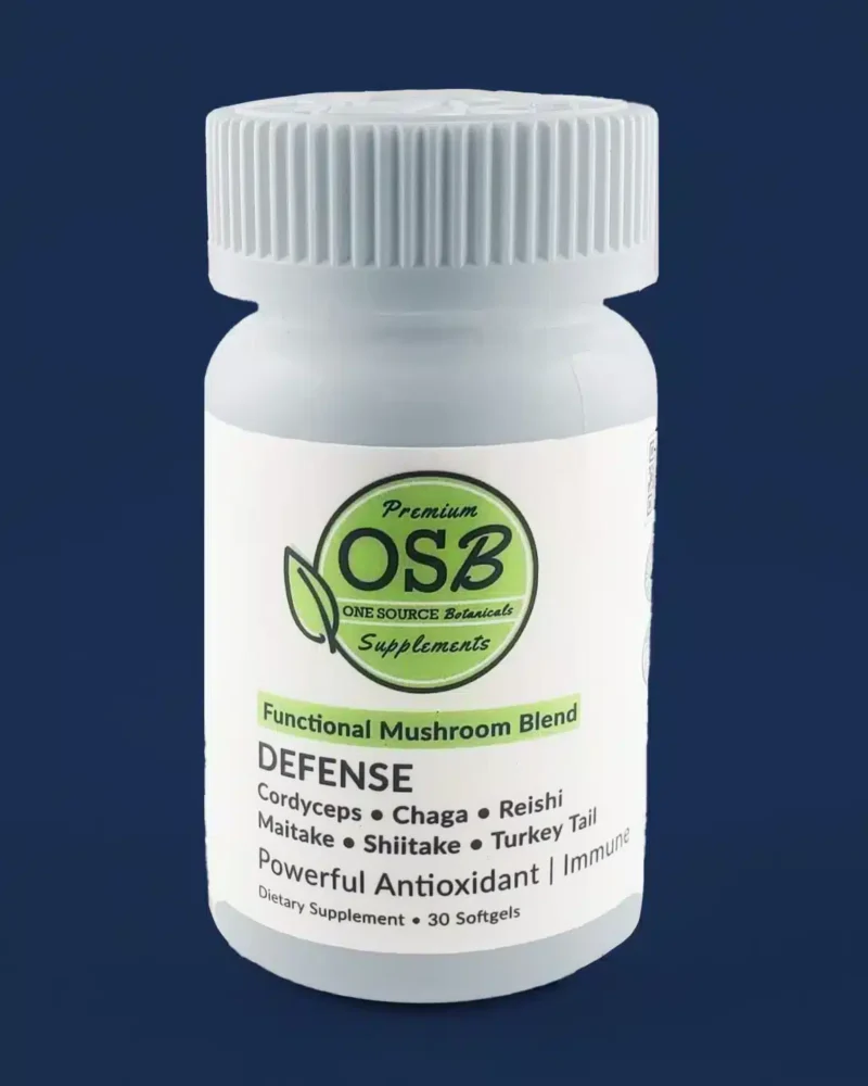 One Source Botanicals Defense Blend Mushroom Extract Capsules