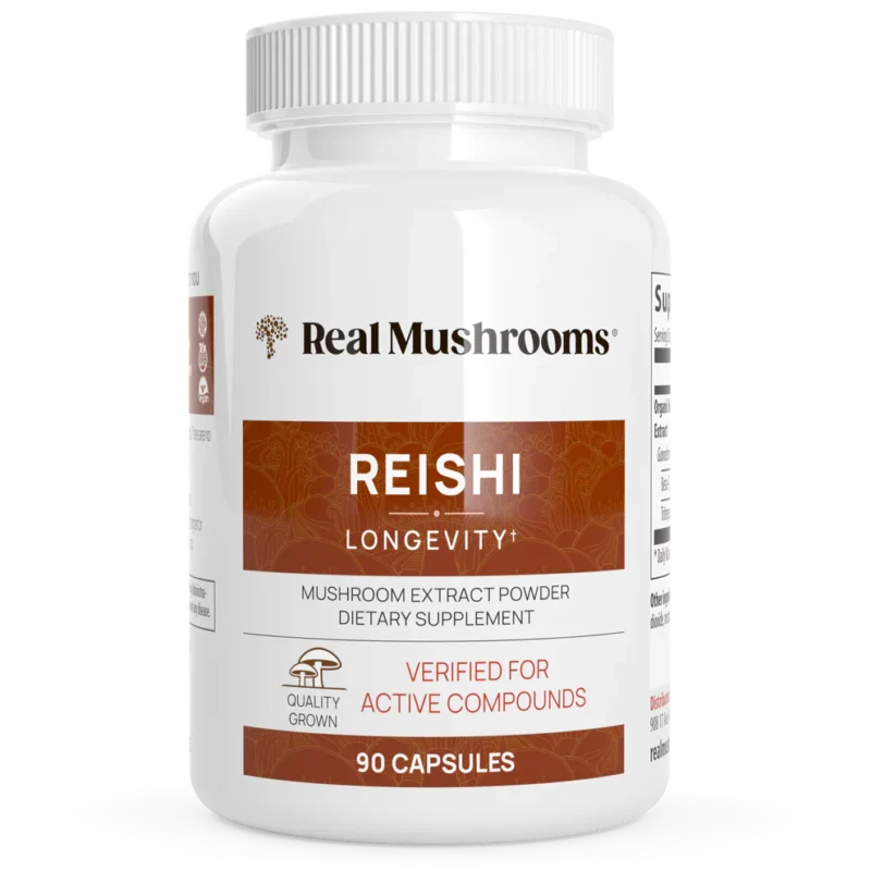 Real Mushrooms: Organic Reishi Mushroom Capsules
