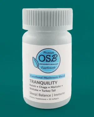One Source Botanicals Tranquility Mushroom Extract Capsules – Nootropic Formula