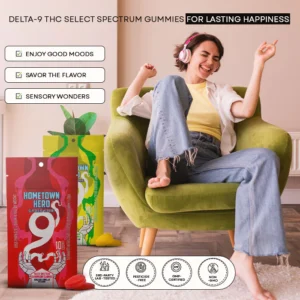 HomeTown Hero-Delta-9 THC Select Spectrum Gummies